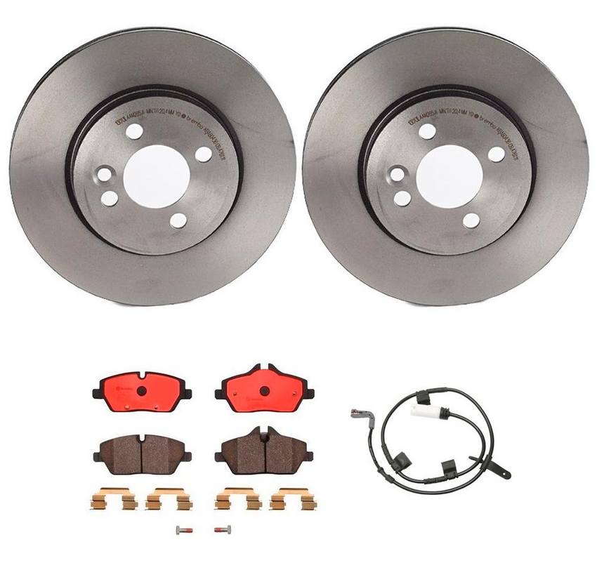 Mini Brakes Kit - Brembo Pads and Rotors Front (280mm) (Ceramic) 34356789329 - Brembo 3274673KIT